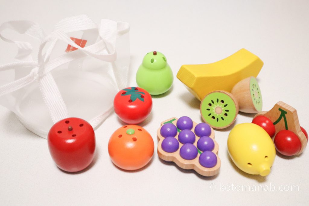 ワールドワイドキッズステージ1の知育玩具“Emotional Toys”「Fruit」